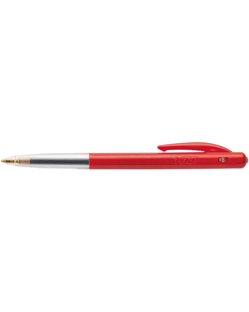 SCATOLA 50 PENNE A SFERA A SCATTO BICÂ® M10 ROSSO 1.0MM