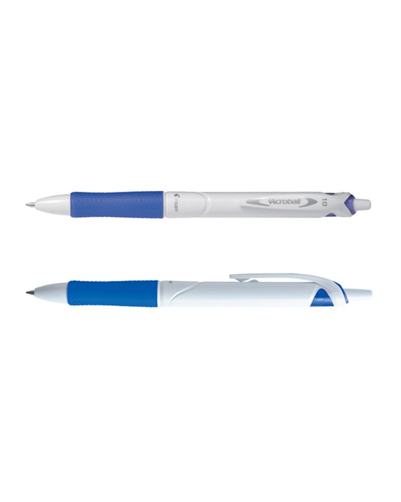 Penna a sfera scatto ACROBALL PURE WHITE Begreen 1,0mm blu PILOT