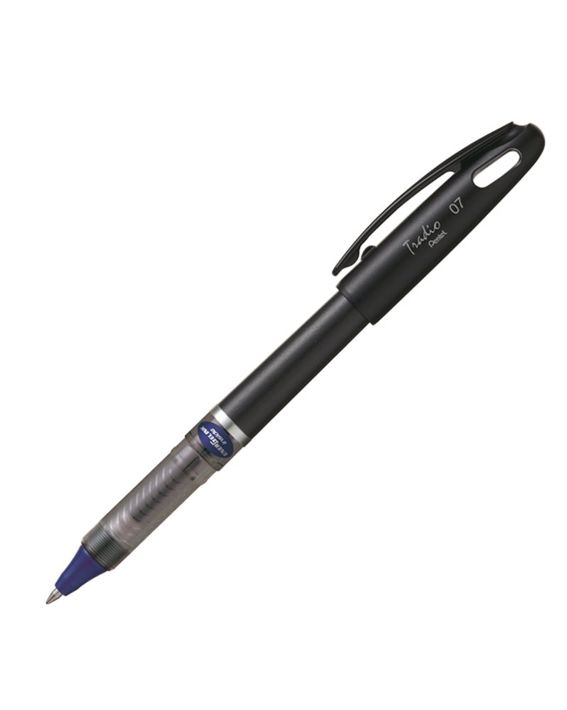 ROLLER CON CAPPUCCIO ENERGEL TRADIO BLU 0.7MM FUSTO NERO PENTEL