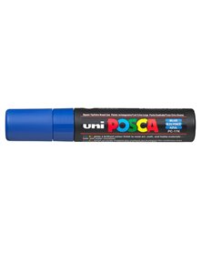 Marcatore UNI POSCA PC17K p.scalpello 15mm blu UNI MITSUBISHI