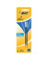 BLISTER 2 REFILLS BLU PER BICÂ®4 COLORS PEN DESK 1,0