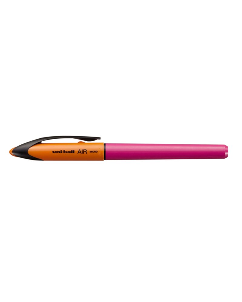 Roller UNI-BALL AIR MICRO punta micro nero fusto rosa UNI MITSUBISHI Roller UNI-BALL AIR MICRO punta micro nero fusto rosa UNI MITSUBISHI