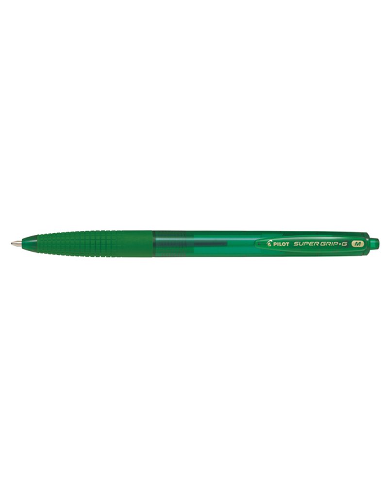 Penna a scatto SUPERGRIP G punta 1,00mm verde PILOT