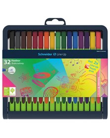 Astuccio 32 fineliner LINE-UP 0,4mm colori ass. SCHNEIDER