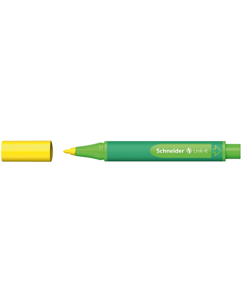 Fineliner LINK-IT 0,4mm giallo oro SCHNEIDER Fineliner LINK-IT 0,4mm giallo oro SCHNEIDER