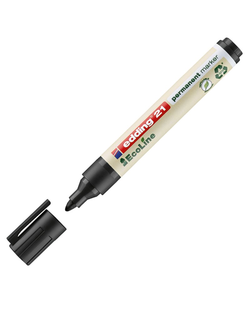 MARCATORE PERMANENTE 21 ECOLINE P.CONICA NERO EDDING