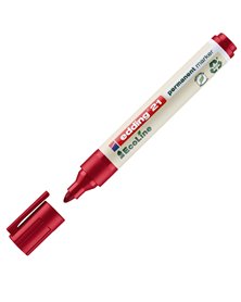 MARCATORE PERMANENTE 21 ECOLINE P.CONICA ROSSO EDDING