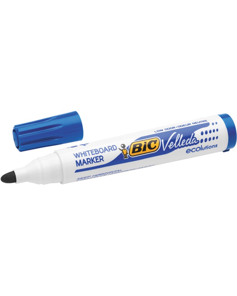 MARCATORE P.TONDA 1.5MM BLU Whiteboard VELLEDAÂ® 1701 Recycled BICÂ®