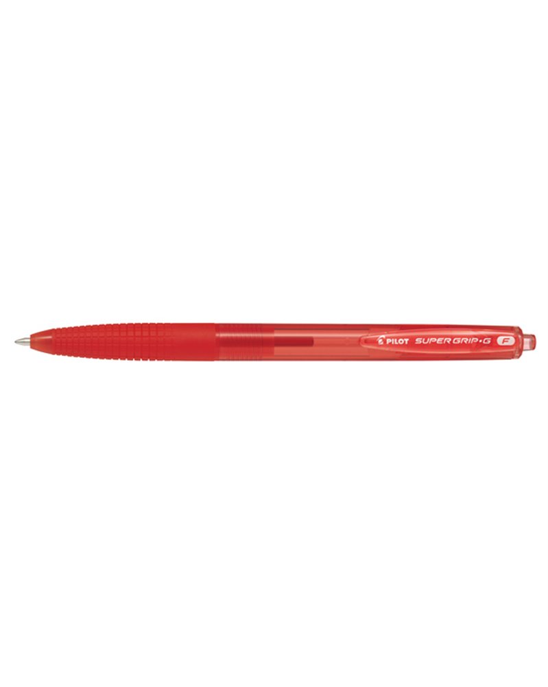 Penna a scatto SUPERGRIP G punta 0,7mm rosso PILOT