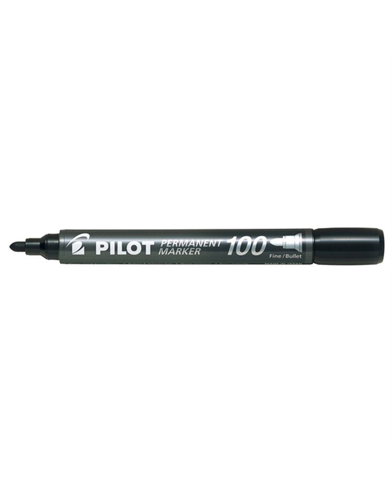 MARCATORE PERMANENTE 100 NERO P.TONDA 4.5MM PILOT