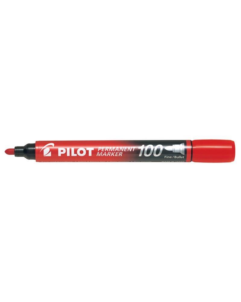 MARCATORE PERMANENTE 100 ROSSO P.TONDA 4.5MM PILOT