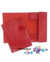 Cartella con elastico 25x34cm Rosso Queen Starline