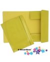 Cartella con elastico 25x34cm Giallo Queen Starline