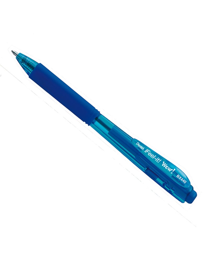 Penna sfera a scatto Feel It Wow BX440 blu 1.0mm PENTEL Penna sfera a scatto Feel It Wow BX440 blu 1.0mm PENTEL