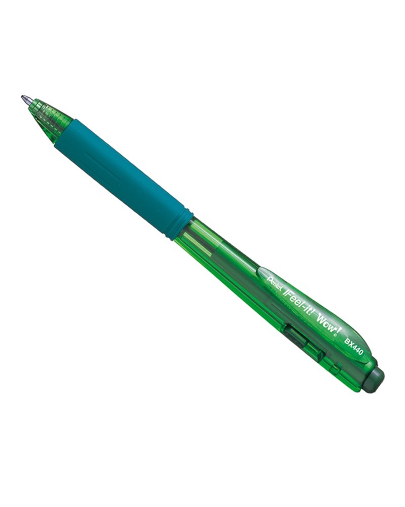 Penna sfera a scatto Feel It Wow BX440 verde 1.0mm PENTEL