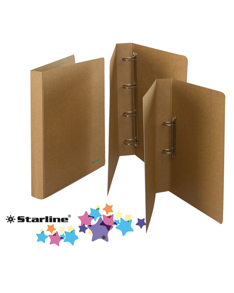 RACCOGLITORE 22x30CM 2 ANELLI D.30 LUNA FSC CARTONE ECO STARLINE