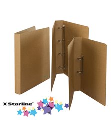 RACCOGLITORE 22X32CM 4 ANELLI D.30 SOLE FSC CARTONE ECO STARLINE