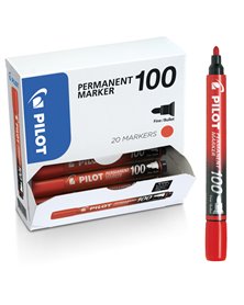 Bonus Pack 15+5 marcatore permanente 100 rosso p.tonda 4.5mm Pilot