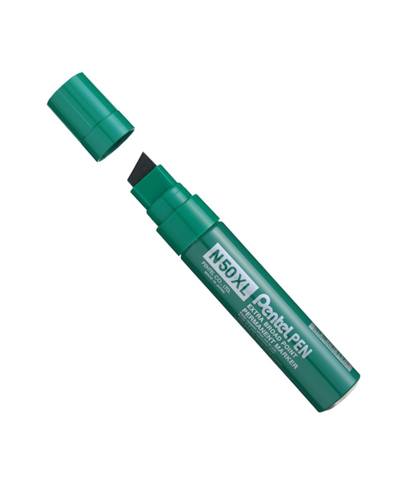 Marcatore N50 extra large verde punta a scalpello 8-15,4mm Pentel