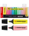 Deskset 15 evidenziatori Boss 70 colori fluo+pastel Stabilo