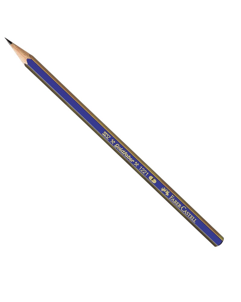 MATITA GRAFITE GOLDFABER 1221 ESAGONALE FABER CASTELL F