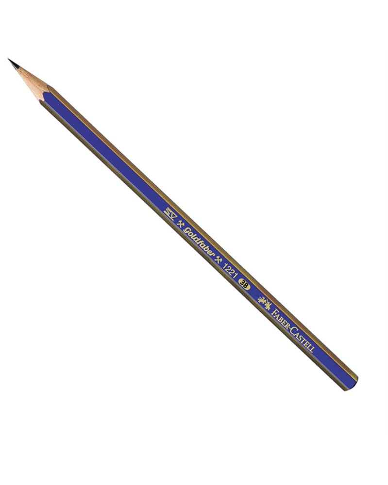 MATITA GRAFITE GOLDFABER 1221 ESAGONALE FABER CASTELL 3B
