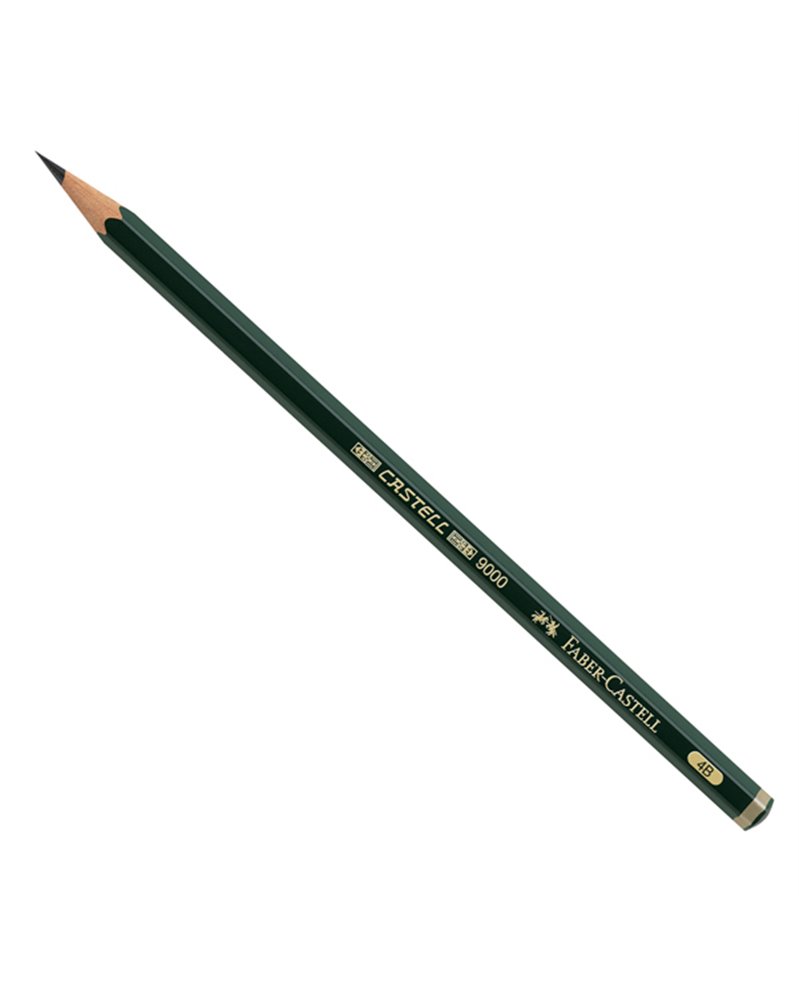 MATITA GRAFITE CASTELL 9000 4B esagonale FABER CASTELL