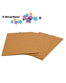 25 cartelline 3 lembi 24,5x34cm in kraft avana FSC Starline