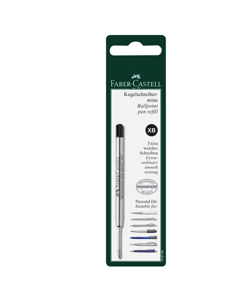 Blister refill XB nero per penna Poly Ball Faber Castell