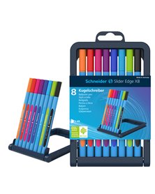 Astuccio 8 penne a sfera SLIDER EDGE XB 8 colori ass. Schneider