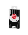 Astuccio Pin fineliner nero 5 gradazioni assortiti Uni Mitsubishi