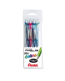 Astuccio 4 colori roller scatto ENERGEL XM Click PENTEL