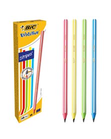 Scatola 12 matite Evolution Stripes BIC