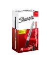 Value Pack 20+4 marcatore Sharpie nero permanente punta fine