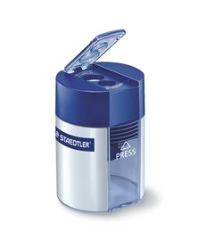 Temperamatite 2 fori c/contenitore per matite grafite Noris Staedtler