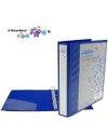 Raccoglitore KingShow 30 A4 4D blu 22X30cm personalizzabile STARLINE