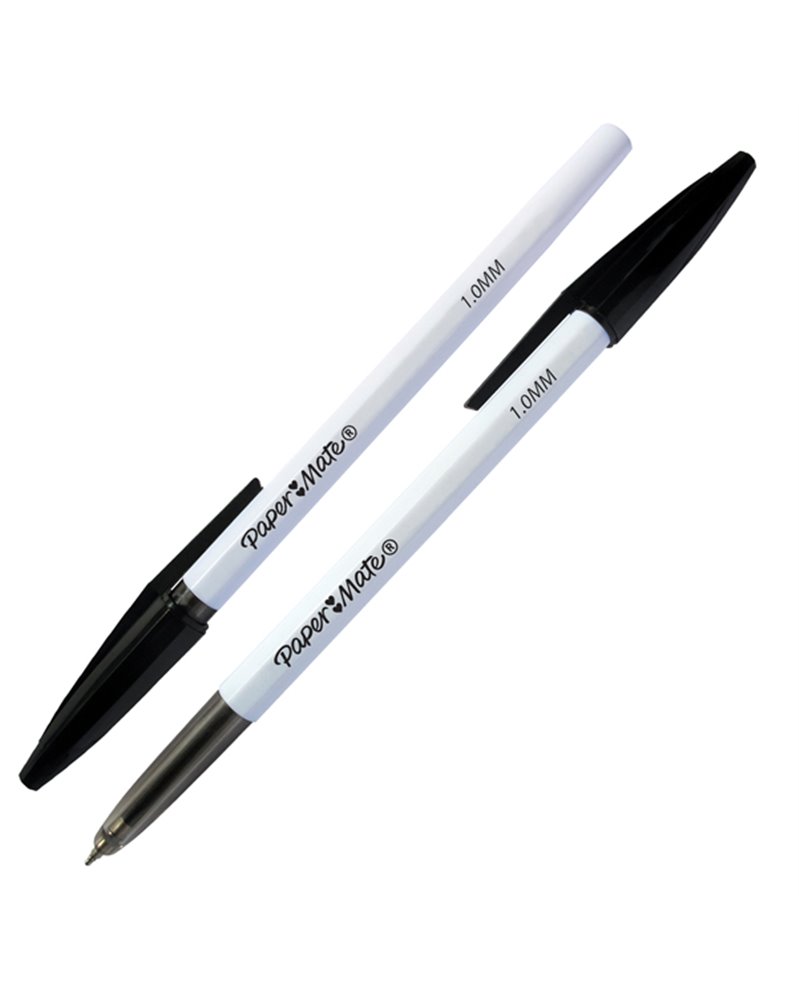 Penna a sfera con cappuccio PaperMate 045 punta 1,0mm nero