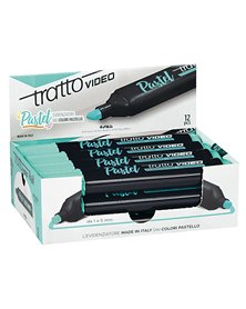 Evidenziatore Tratto Video Pastel verde menta