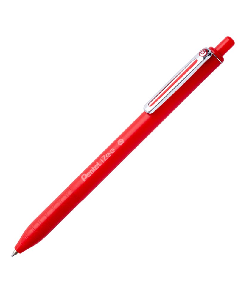 Penna sfera a scatto i Zee rosso 0.7mm PENTEL