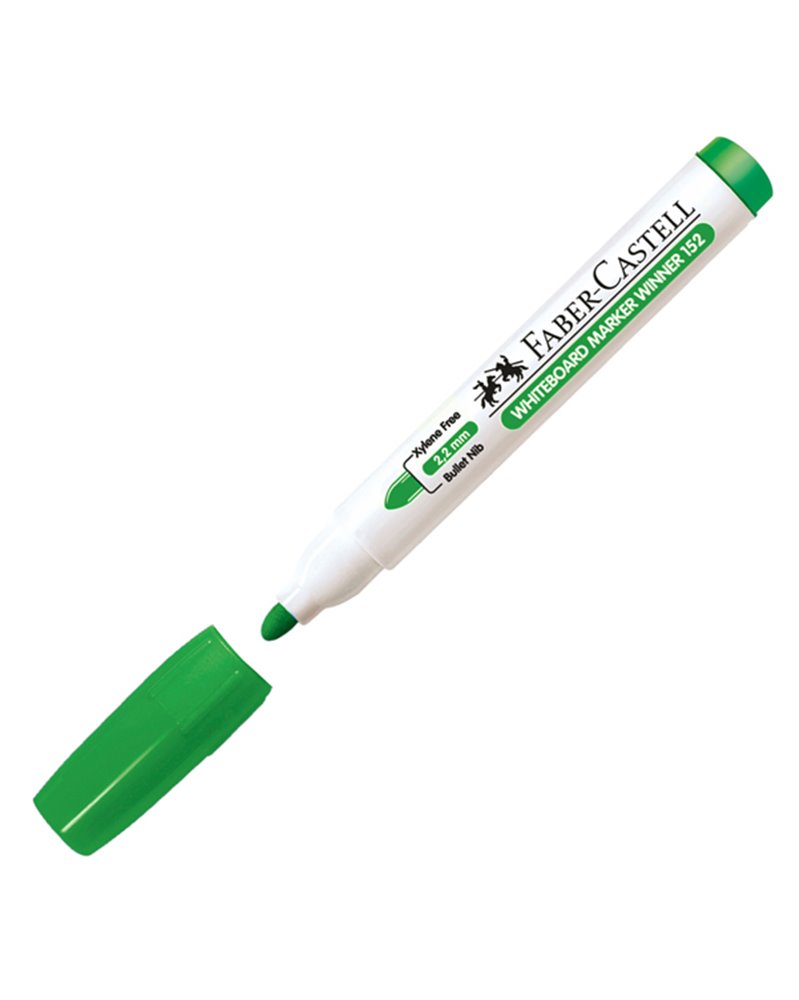 Marcatore Whiteboard Winner 152 verde Faber Castell