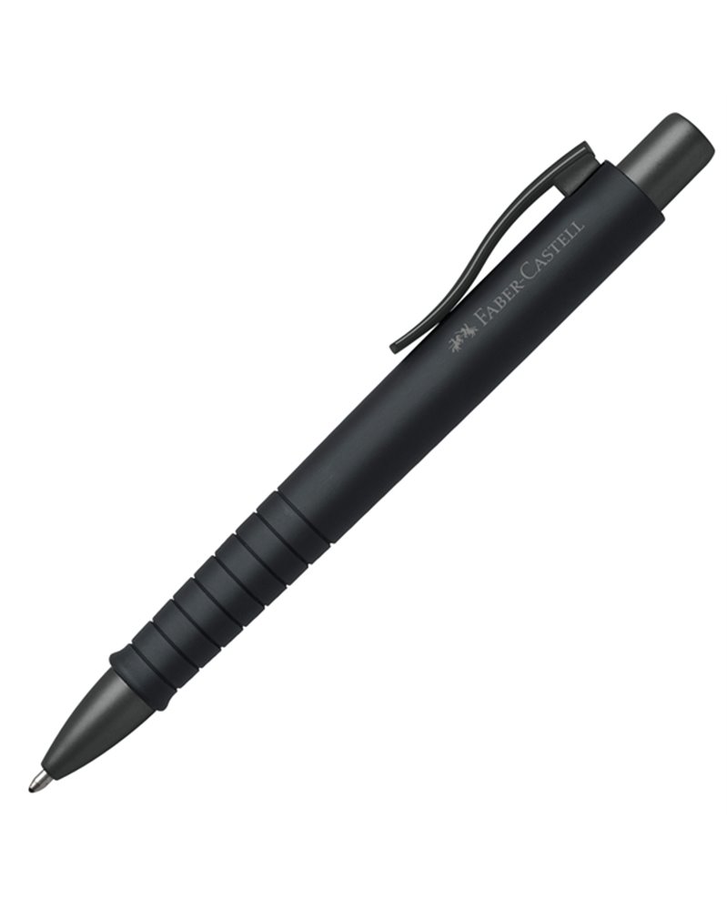 Penna a sfera 0,7mm Poly Ball Urban fusto all black Faber Castell