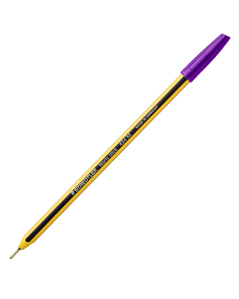 Scatola 10 penna a sfera 434 Noris Stick violetto 1,0mm STAEDTLER