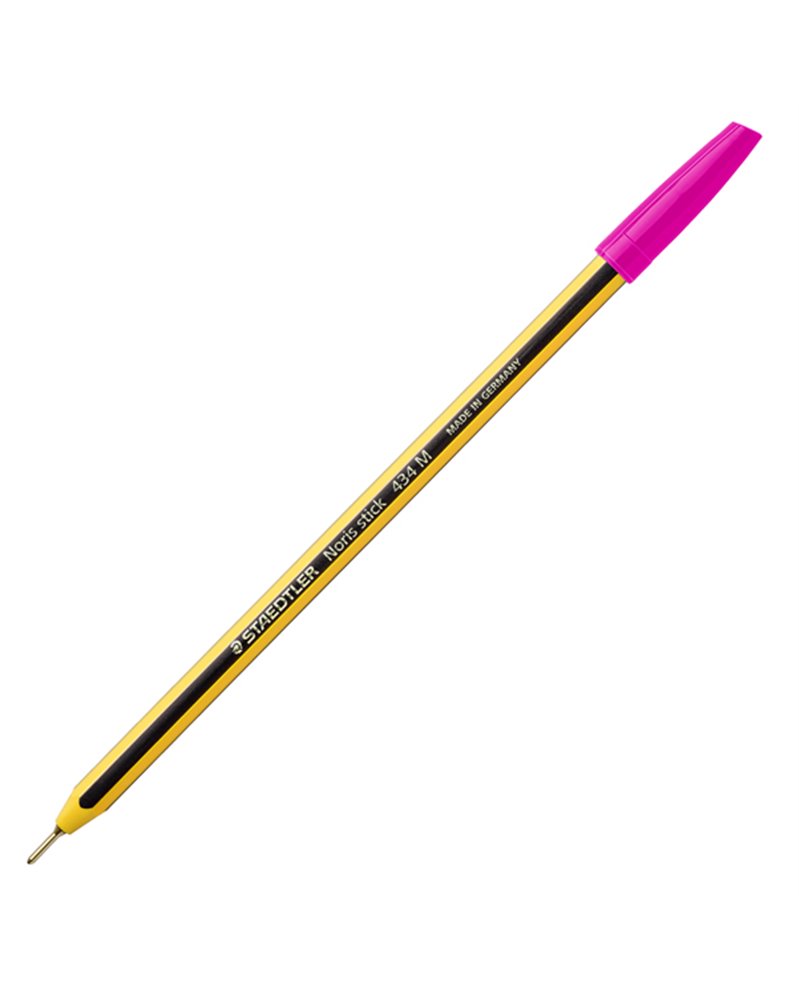 Scatola 10 penna a sfera 434 Noris Stick magenta 1,0mm STAEDTLER