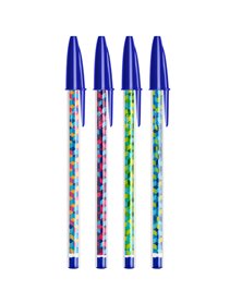 Scatola 20 penna sfera con cappuccio CristalÂ® Collection 1.0mm blu BICÂ®