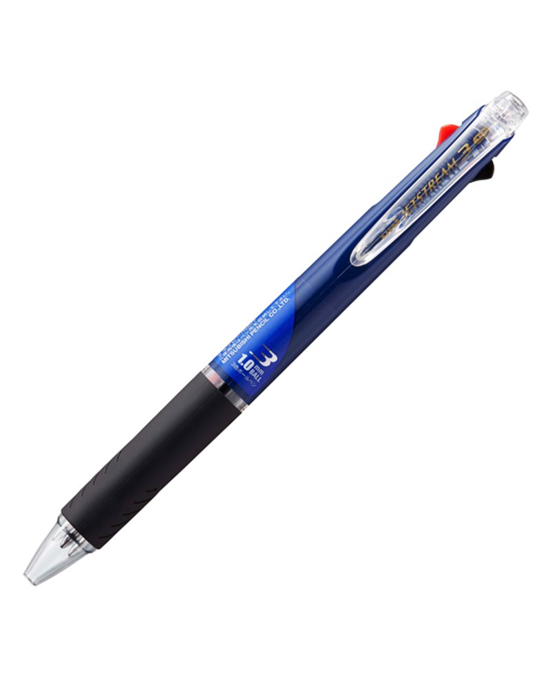 Roller Jetstream SXE3 1.0mm 3 colori (ro/ne/blu) fusto blu Uni Mitsubishi