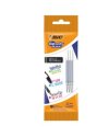 Busta 3 refill sfera gel cancellabile Gelocity Illusion 0,7mm nero Bic