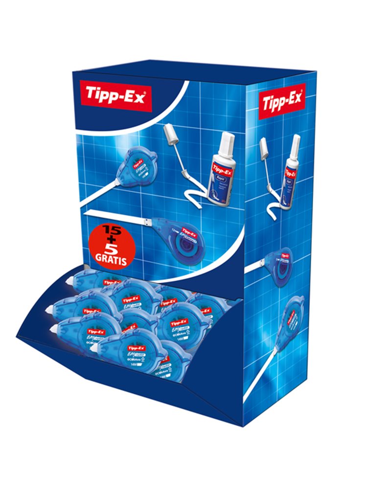 Value Pack 15+5 correttore a nastro 5mmx14mt Easy Refill Tipp-Ex