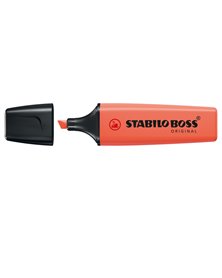 Evidenziatore Stabilo Boss pastel rosa corallo 70/140