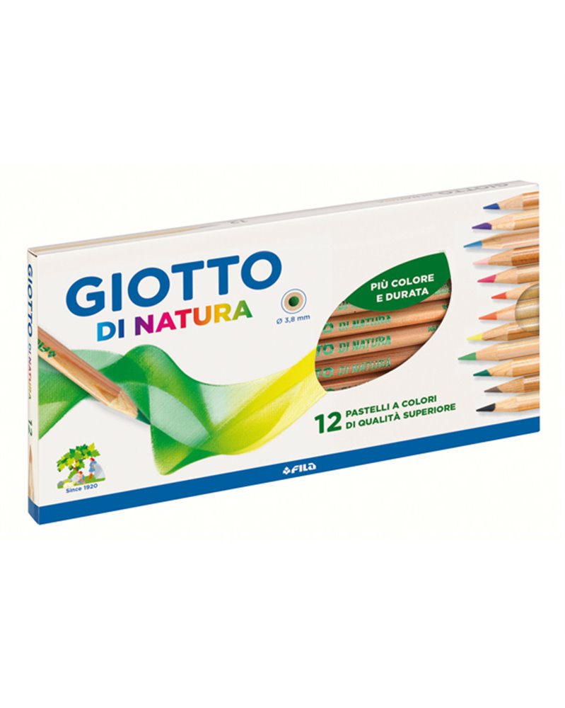 ASTUCCIO 12 PASTELLI GIOTTO DI NATURA