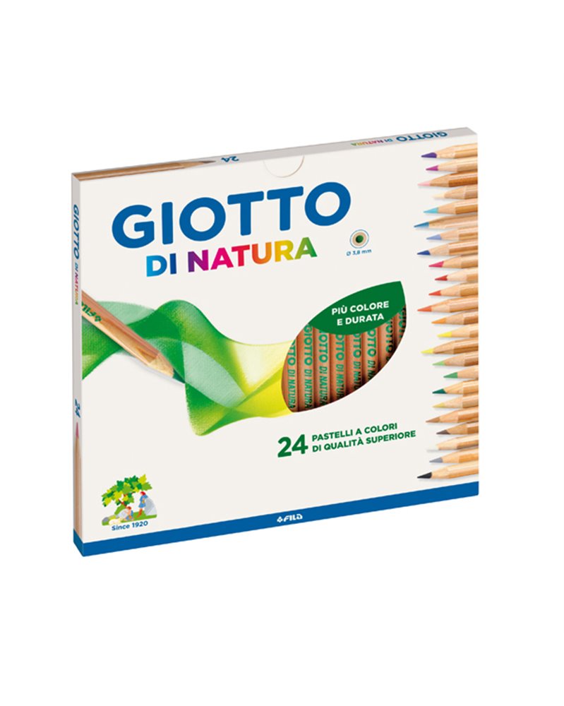 ASTUCCIO 24 PASTELLI GIOTTO DI NATURA